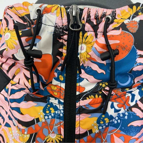 The North Face Hydrenaline 2000 Windwall Jacket Black Multicolored Print NWT - Picture 16 of 17